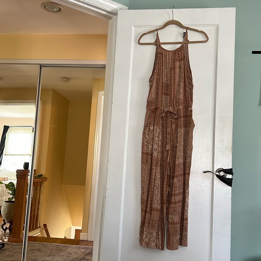 Stylish Dayton Jumpsuit - Rust